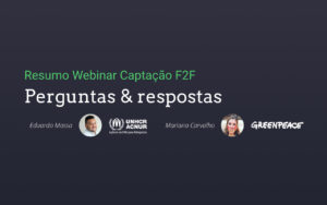 Webinar Captação F2F