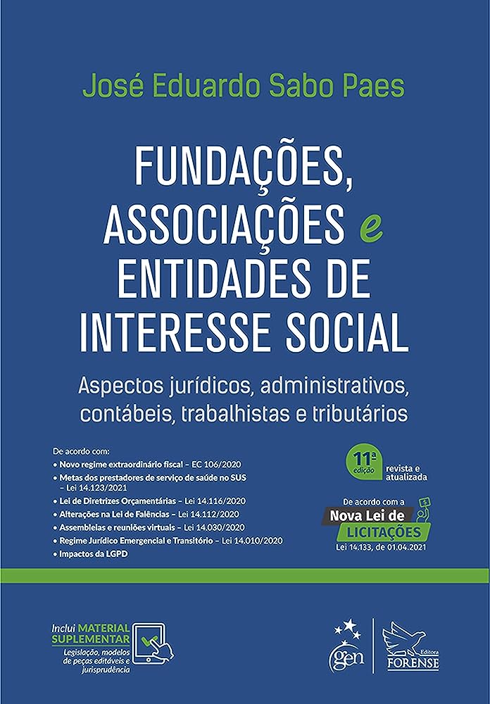 Livro "Fundações, Associações e Entidades de Interesse Social", de José Eduardo Sabo Paes