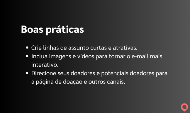 Boas práticas para réguas de relacionamento por email.